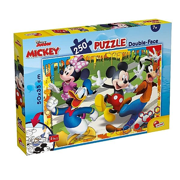 LiscianiGiochi Puzzle Df Plus 250 Mickey Mouse - On The Beach (Puzzle)