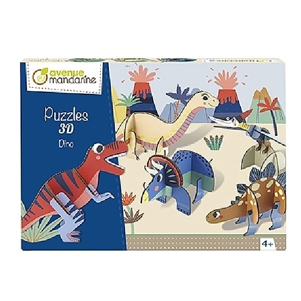 Clairefontaine, ExaClair Puzzle, Dinosaurier (Kinderpuzzle)