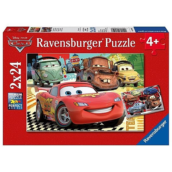 Ravensburger Verlag Puzzle Disney Cars - Neue Abenteuer 2x24-teilig