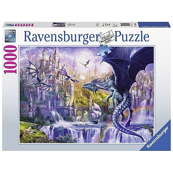 Ravensburger Verlag Puzzle DRACHENSCHLOSS 1.000-teilig