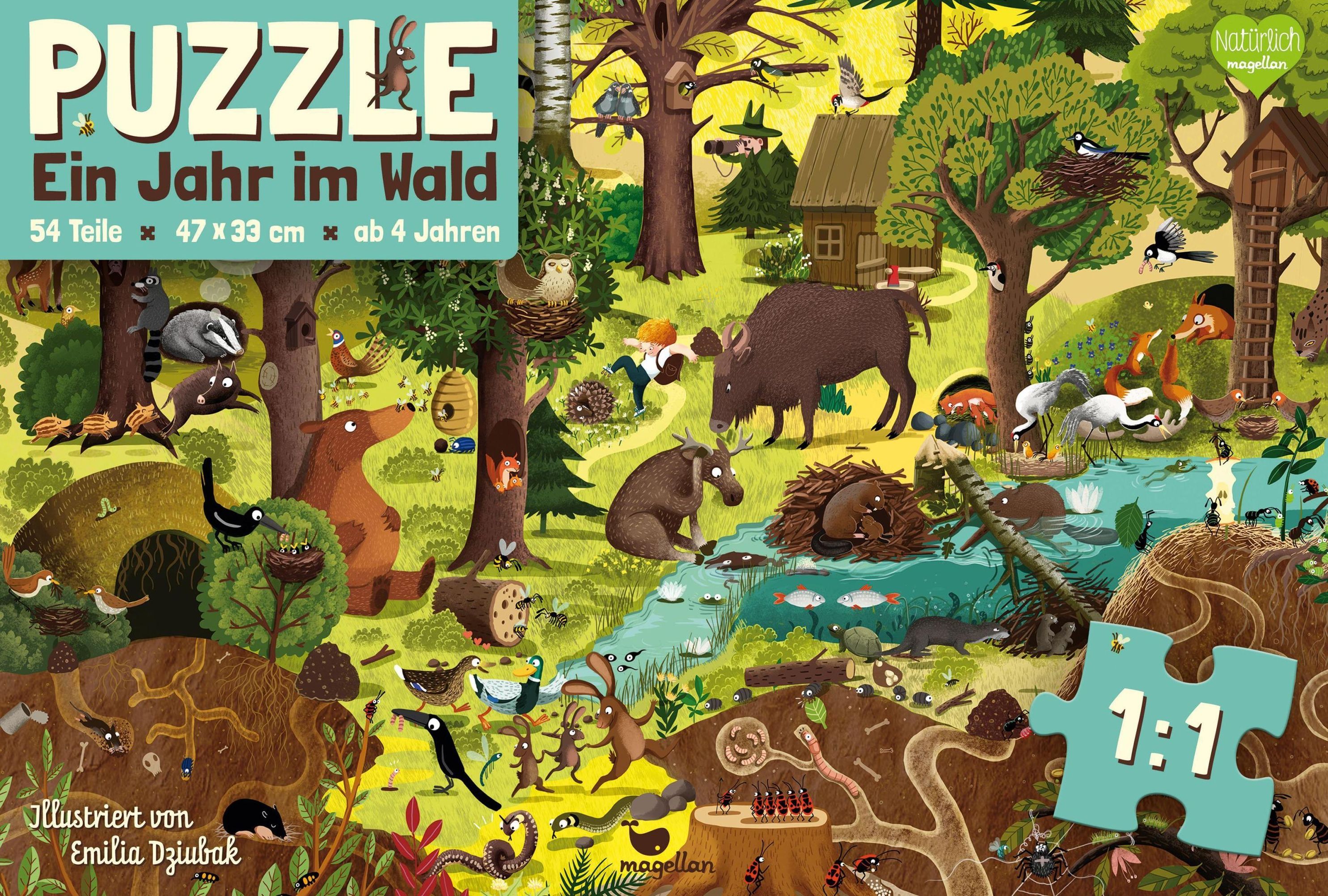 Puzzle EIN JAHR IM WALD - FRÜHLING 54-teilig kaufen