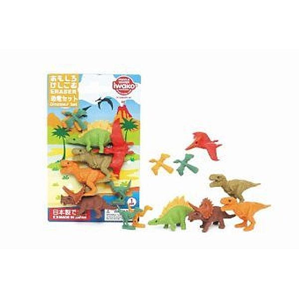 Puzzle Eraser Blister, Dinosaurs FIX6