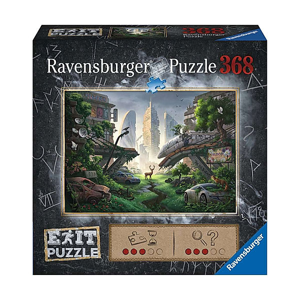 Ravensburger Verlag Puzzle EXIT PUZZLE - APOKALYPTISCHE STADT 368-teilig