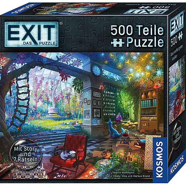 KOSMOS Puzzle EXIT Puzzle - DAS VERBORGENE ATELIER, Inka Brand, Markus Brand, Emely Brand