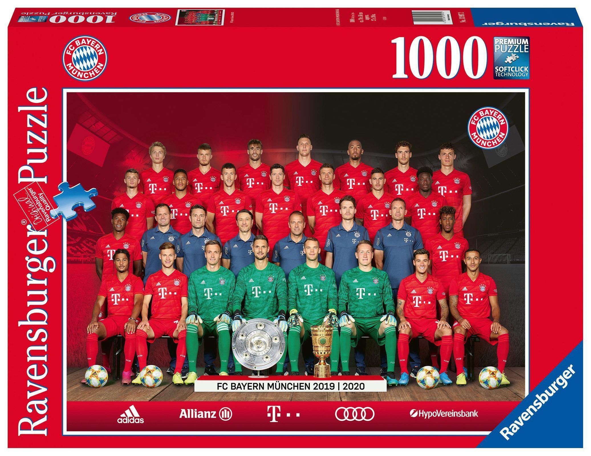 Puzzle FC BAYERN SAISON 2019 20 1.000-teilig | Weltbild.de