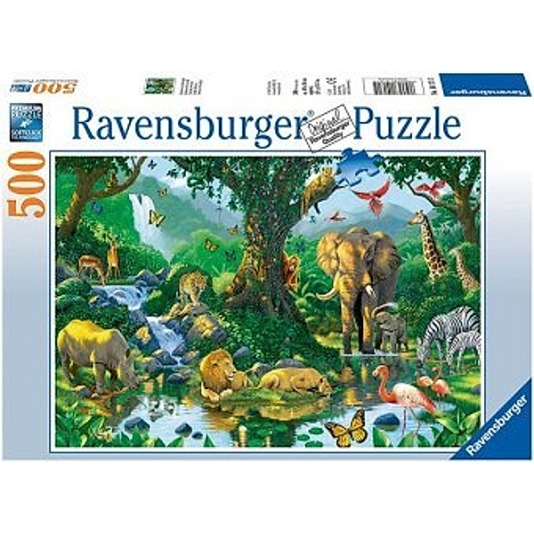 Ravensburger Verlag Puzzle Harmonie im Dschungel 500-teilig