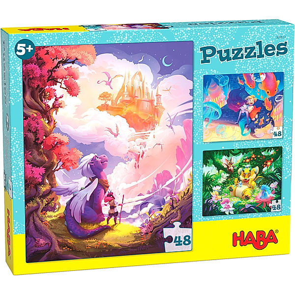 HABA Puzzle IM FANTASIELAND 3x48-teilig, Stephanie Böhm