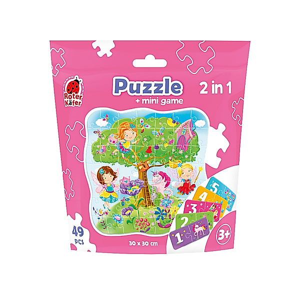 Roter Käfer Puzzle in stand-up pouch 2 in 1. Fairies RK1140-02