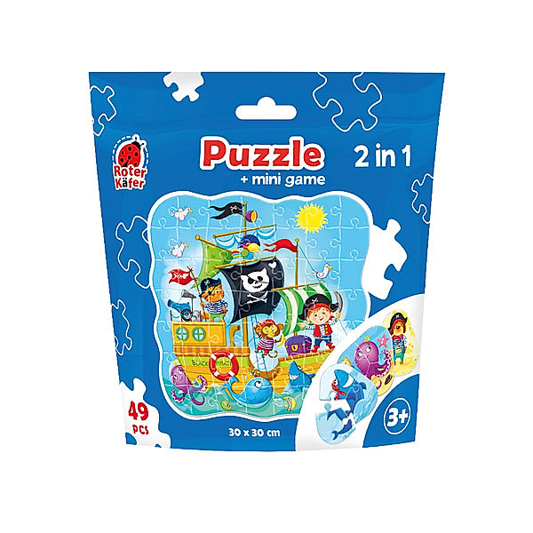 Roter Käfer Puzzle in stand-up pouch 2 in 1. Pirates RK1140-04