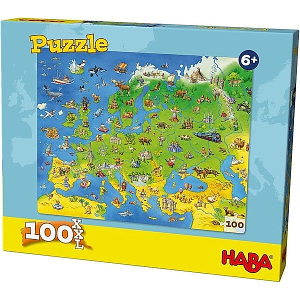 Puzzle Länder Europas (Kinderpuzzle)