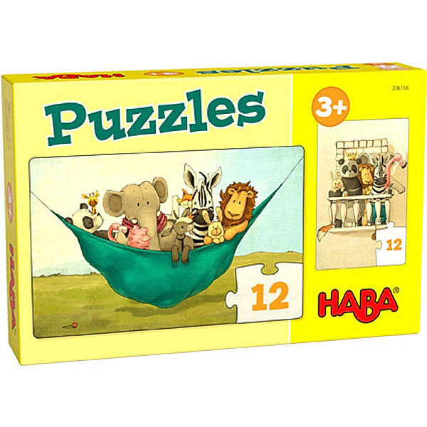 HABA Puzzle LÖWE UDO 2x12 Teile