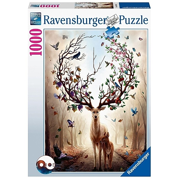 Ravensburger Verlag Puzzle MAGISCHER HIRSCH 1.000-teilig