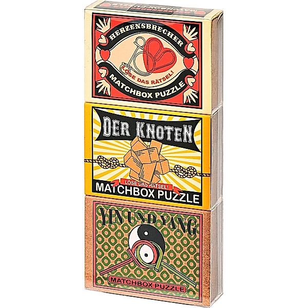 moses Verlag Puzzle Matchbox, 3er Set