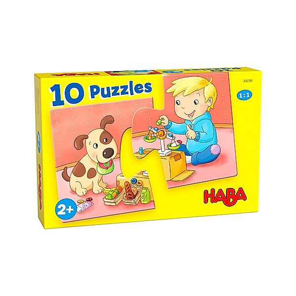 HABA Puzzle MEIN SPIELZEUG 10x2-teilig