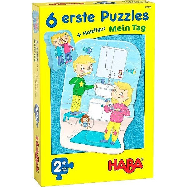 HABA Puzzle MEIN TAG 6x2-teilig