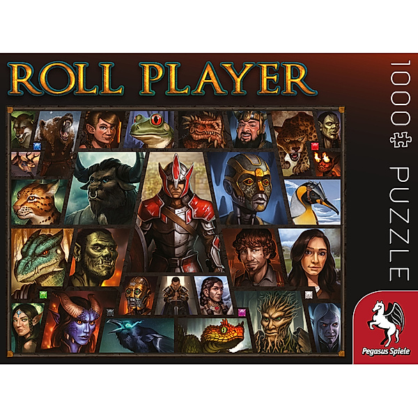 Pegasus Spiele Puzzle Motiv Roll Player (Puzzle)