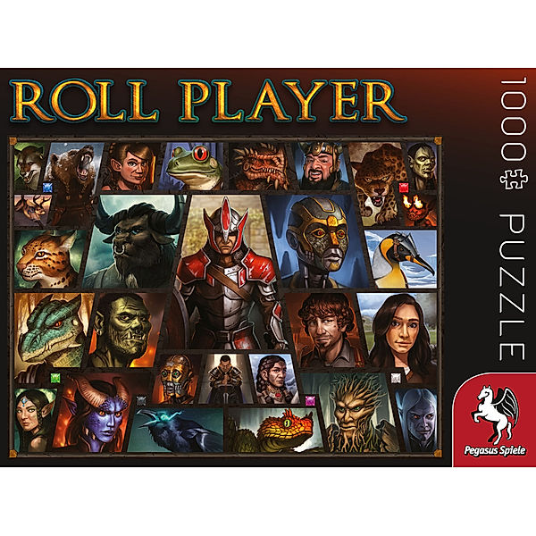 Pegasus Spiele Puzzle Motiv Roll Player (Puzzle)