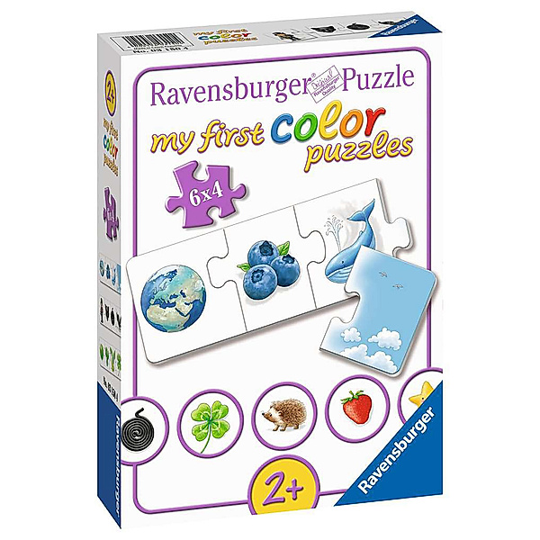 Ravensburger Verlag Puzzle MY FIRST COLOR PUZZLES  FARBEN LERNEN 6x4-teilig