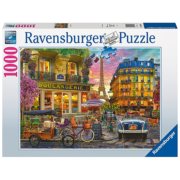 Ravensburger Verlag Puzzle PARIS IM MORGENROT (1000 Teile)