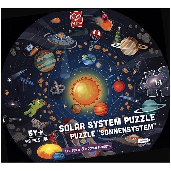 Hape Puzzle SONNENSYSTEM 102-teilig