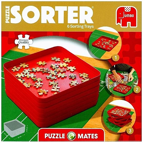 Jumbo Spiele Puzzle Sorter - Sortierfächer (Puzzle-Zubehör)