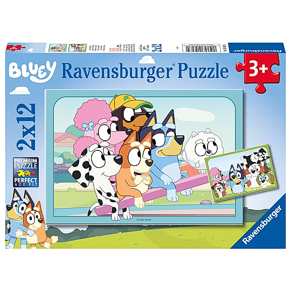 Ravensburger Verlag Puzzle SPAß MIT BLUEY 2x12 Teile