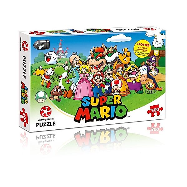 Puzzle Super Mario - Mario and Friends, 500 Teile