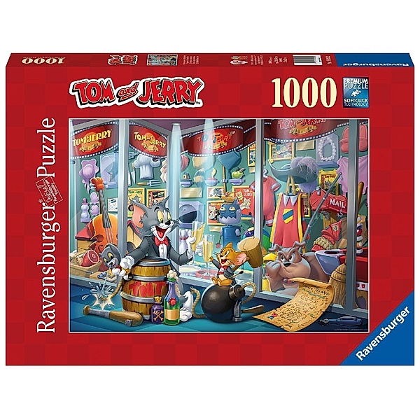 Ravensburger Verlag Puzzle TOM & JERRY RUHMESHALLE (1000 Teile)