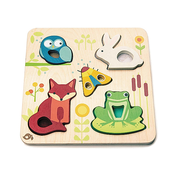 Tender Leaf Toys Puzzle TOUCH FEELY ANIMALS 5 Teile