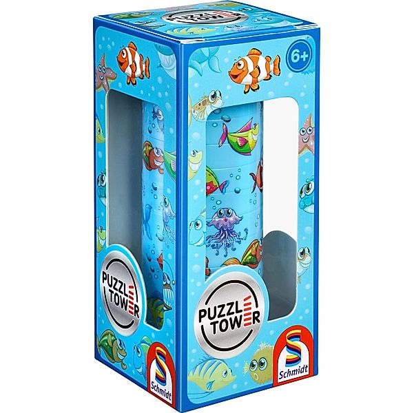 Puzzle Tower für Kinder, Unterwasserwelt (Kinderpuzzle)