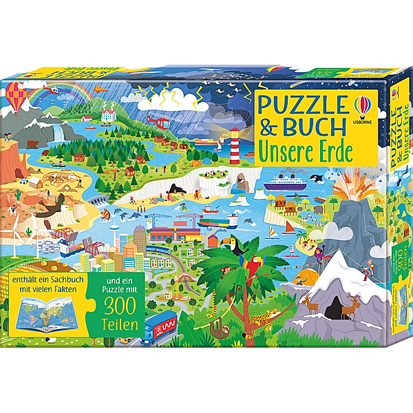 Usborne Verlag Puzzle-und-Buch-Reihe - Puzzle & Buch: Unsere Erde, Sam Smith