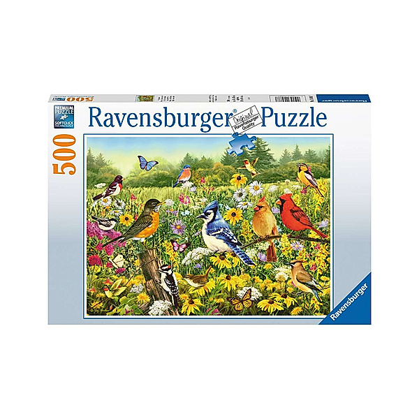 Ravensburger Verlag Puzzle VOGELWIESE 500-teilig