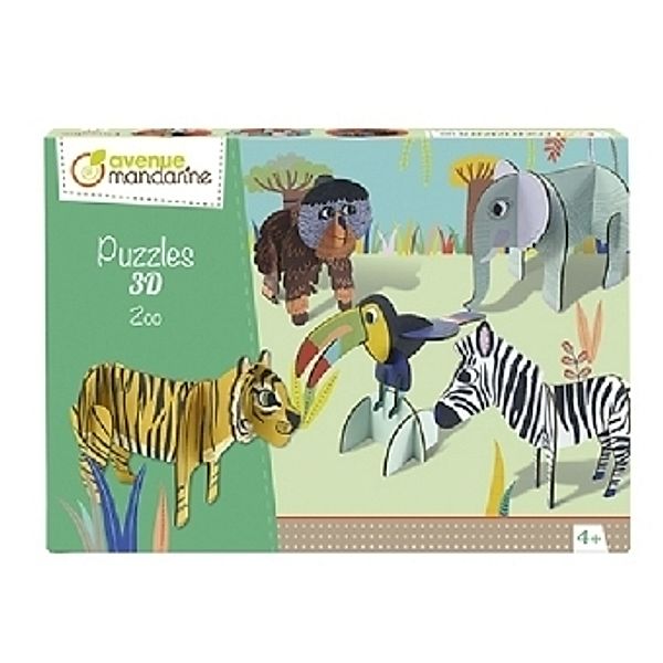 Puzzle Zirkus, Lustiger Zoo (Kinderpuzzle)