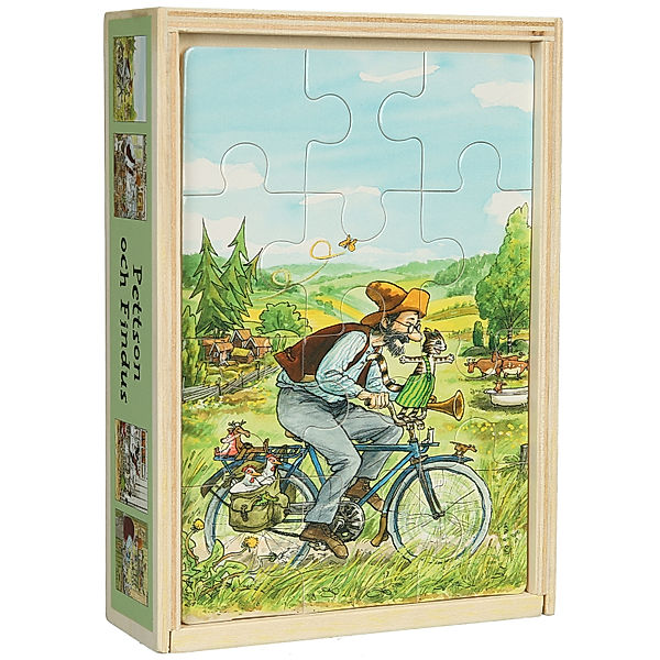 Scandic Toys Puzzlebox FINDUS 4x12-teilig in bunt