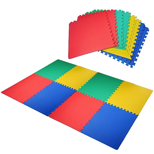 Homcom Puzzlematte als 8-teiliges Set (Farbe: bunt)