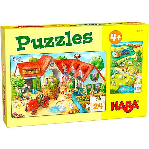 HABA Puzzles Bauernhof (Kinderpuzzle)