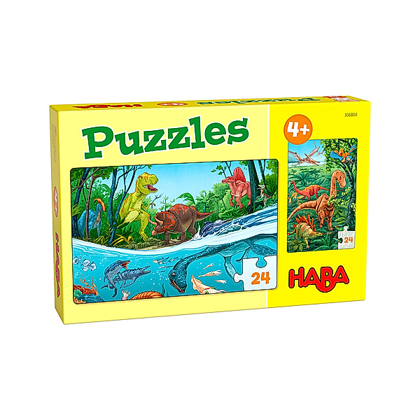 HABA Puzzles DINOS 2x24-teilig