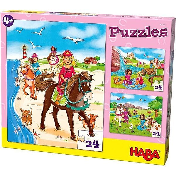 HABA Puzzles Pferdefreundinnen (Kinderpuzzle)