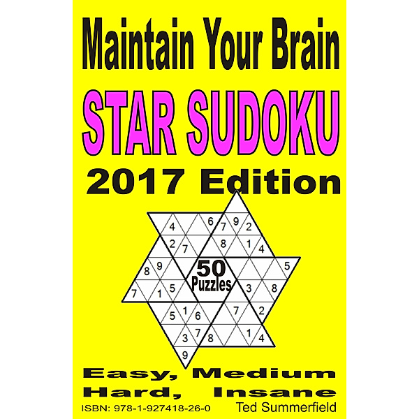 Puzzles: Star Sudoku 2017 Edition, Ted Summerfield