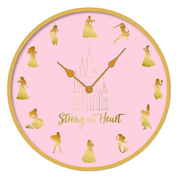 PYRAMID - Disney Princess (Strong At Heart) Wanduhr