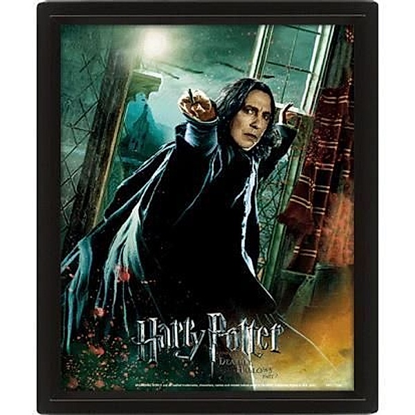 PYRAMID - Harry Potter (Deathly Hallows Snape) 3D Bilderrahmen 30 x 40 cm