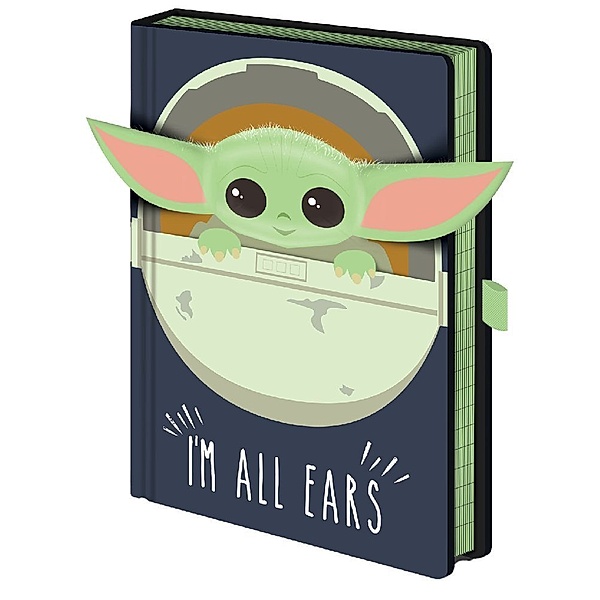 PYRAMID - Star Wars: The Mandalorian (I'M All Ears Cribs) Novelty Notebook