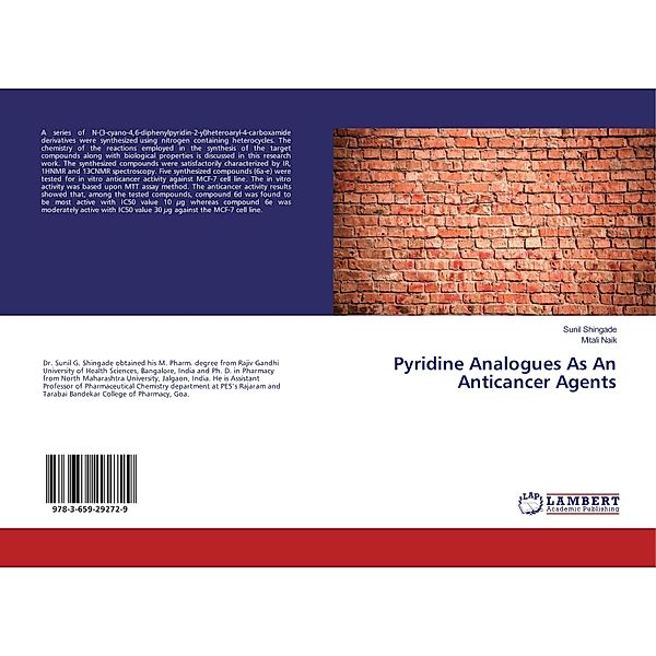 Pyridine Analogues As An Anticancer Agents, Sunil Shingade, Mitali Naik