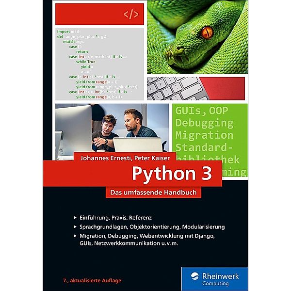 Python 3 / Rheinwerk Computing, Johannes Ernesti, Peter Kaiser