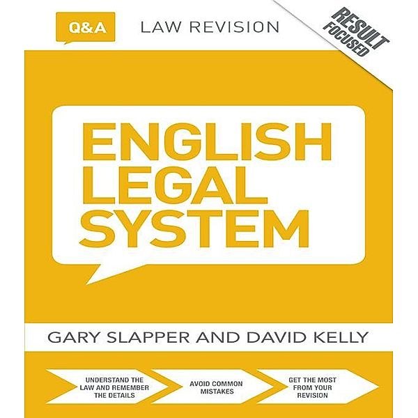 Q&A English Legal System, Gary Slapper, David Kelly