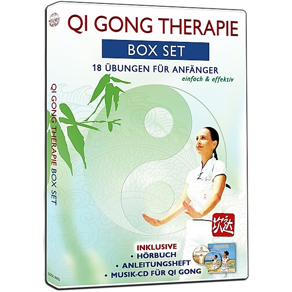 Qi Gong Therapie Box Set:18 Übungen Für Anfänger, Canda