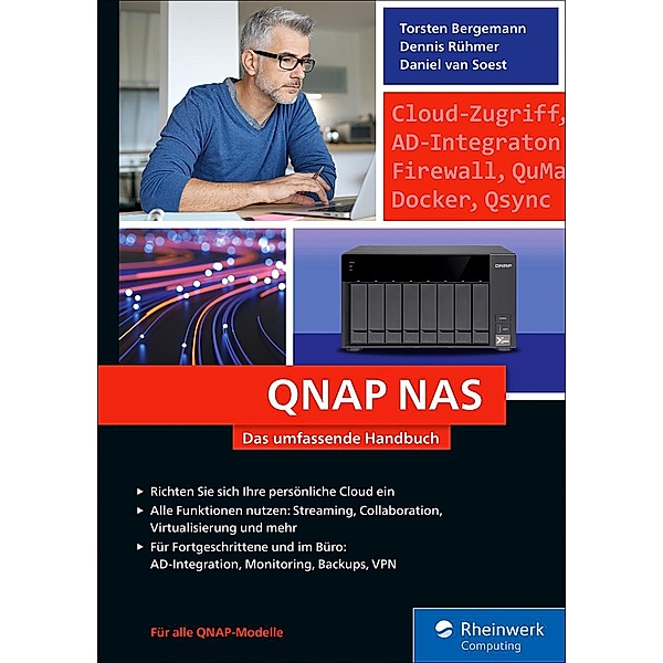 QNAP NAS / Rheinwerk Computing, Dennis Rühmer, Daniel van Soest, Torsten Bergemann