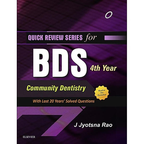 QRS for BDS 4th Year-Community Dentistry (E-BOOK), Jyotsna Rao