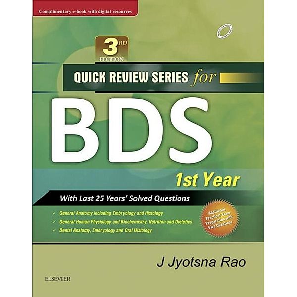 QRS for BDS I Year - E Book, Jyotsna Rao