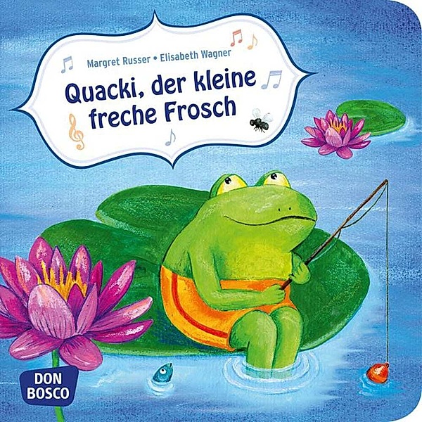 Quacki, der kleine freche Frosch. Mini-Bilderbuch, Elisabeth Wagner